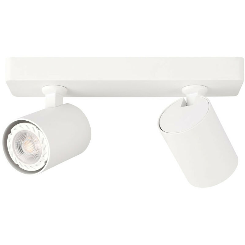 Italux Lumsi Modern 2 Light Twin Ceiling Spotlight, GU10