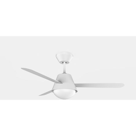 Forlight Buran LED Ceiling Fan White, Sandblasted, With E27 Lamp