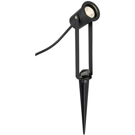 Saxby Picco Mini Outdoor 6W LED Mini Spike Light Matt Black 3000K, IP65