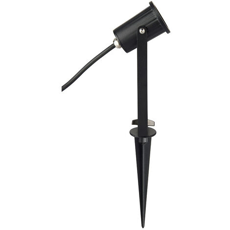 Saxby Picco Mini Outdoor 6W LED Mini Spike Light Matt Black 3000K, IP65