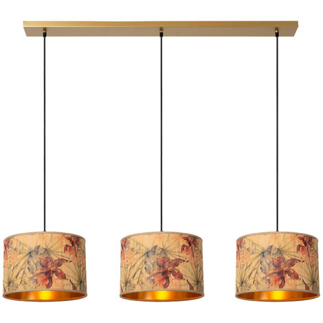 Lucide Tanselle Retro Pendant light - 3xE27 - Multicolor