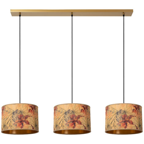 Lucide Tanselle Retro Pendant light - 3xE27 - Multicolor