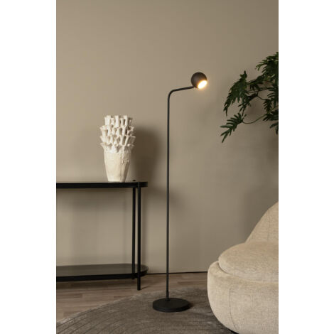 Lucide Comet Modern Rechargeable Floor lamp - Battery - LED Dim. - 1x3W 2700K - 3 StepDim - Black