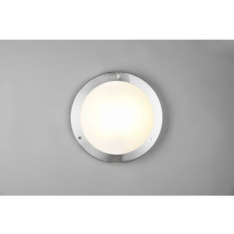 Trio Condus Modern Bathroom Ceiling Light Nickel Matt IP44