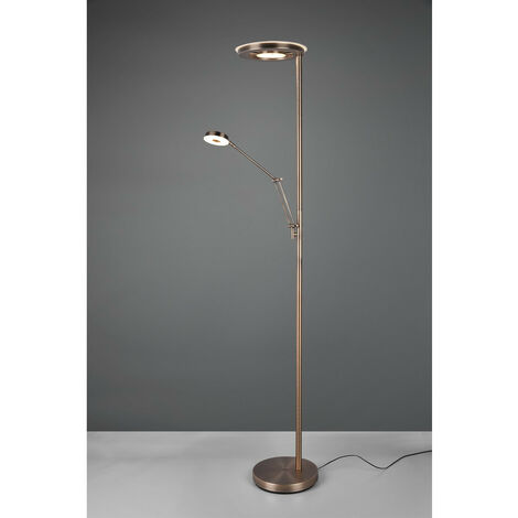Trio Barrie Modern Mother & Child Lamp Old brass 2700 - 4000K