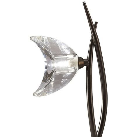 Inspired Mantra - Eclipse - Tall Table Lamp 1 Light G9, Black Chrome