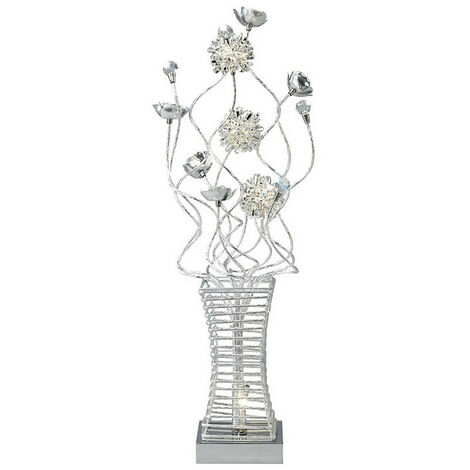Inspired Clearance - (DH) Majella Table Lamp 4 Light G4 Polished Chrome/Silver/Crystal, NOT LED/CFL Compatible