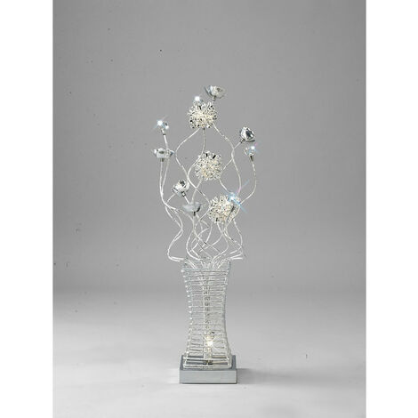 Inspired Clearance - (DH) Majella Table Lamp 4 Light G4 Polished Chrome/Silver/Crystal, NOT LED/CFL Compatible