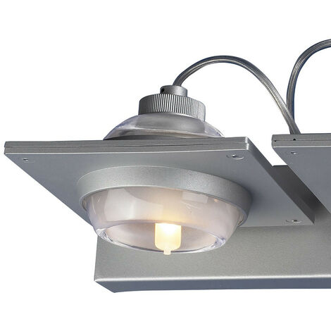 Inspired Mantra (0040 006) Ull Wall Lamp 2 Light G9 Silver Grey