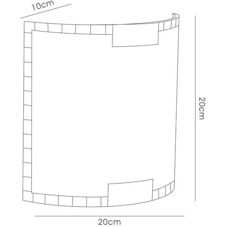 Inspired Clearance - Caprice Wall Lamp E14 - Grid Design