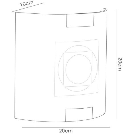 Inspired Clearance - Caprice Wall Lamp E14 - Pattern Design