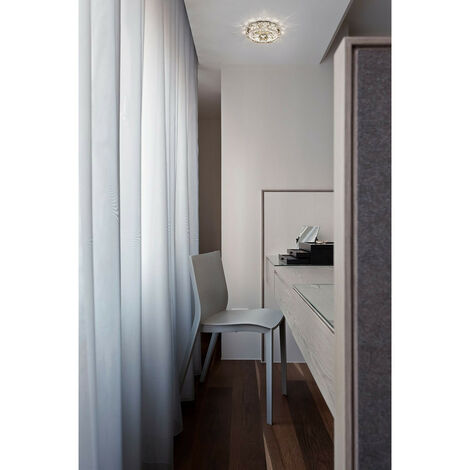Inspired Clearance - Galaxy Horizontal Wall Lamp 3W LED 6000K Polished Chrome/Crystal