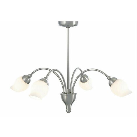 Inspired Clearance - Rimini Pendant 4 Light G9 Satin Chrome