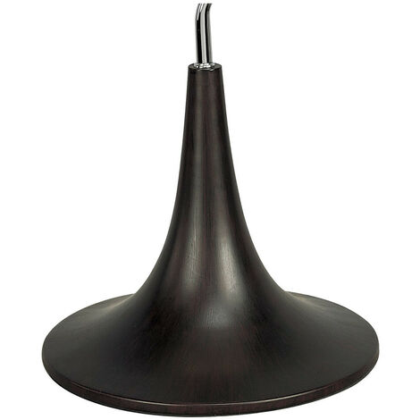 Inspired Mantra Fusion Zira Table Lamp 2 Light G9, Polished Chrome/Frosted White Glass/Wenge