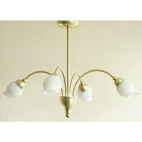Inspired Clearance - Rimini Pendant 4 Light G9 Satin Brass