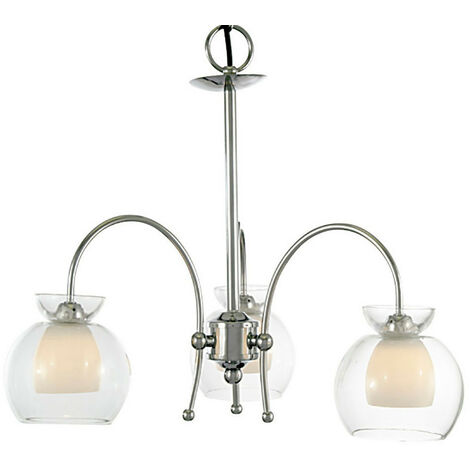 Inspired Clearance - Malvina Pendant/Semi Flush 3 Light G9 Polished Chrome