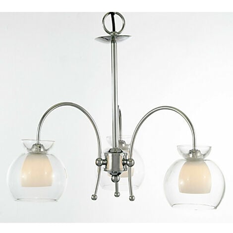 Inspired Clearance - Malvina Pendant/Semi Flush 3 Light G9 Polished Chrome