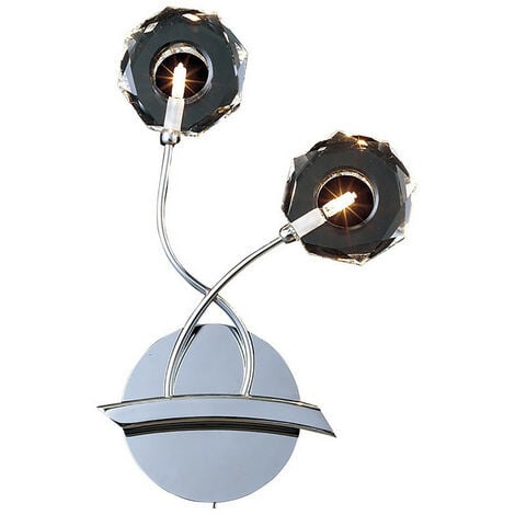Inspired Clearance - Izona Wall Lamp 2 Light G4 Polished Chrome, NOT LED/CFL Compatible