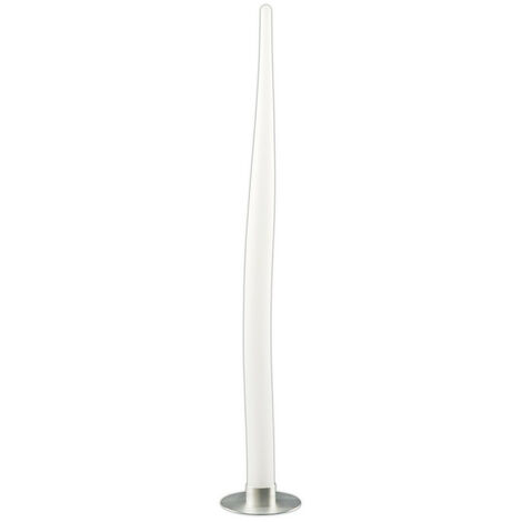 Inspired Mantra Estalacta Floor Lamp 1 Light Small Indoor, Silver/Opal White