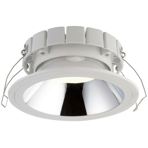 Saxby Alto 14W 14W Recessed Downlight Matt White Paint