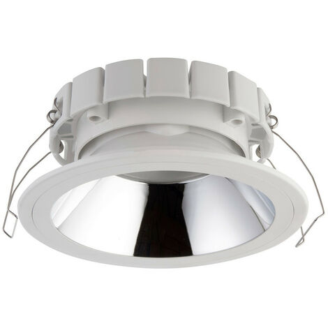 Saxby Alto 14W 14W Recessed Downlight Matt White Paint