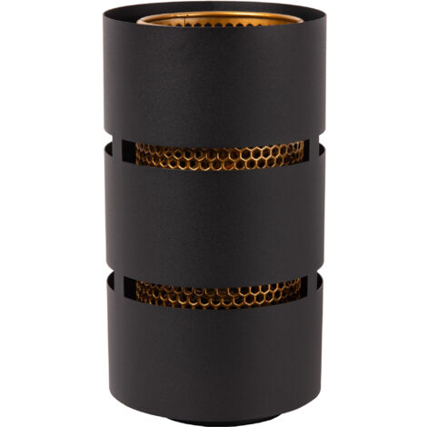 Lucide ROSAS - Table lamp - Ø 16 cm - 1xE27 - Black