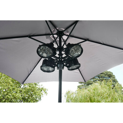 Forum Ruby Outdoor Patio Heater Black