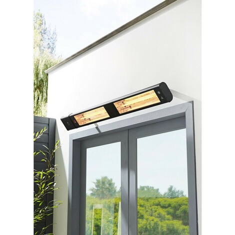 Forum Glow Outdoor Patio Heater Black IP65