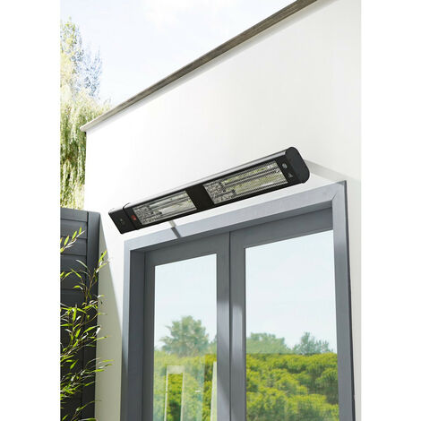 Forum Glow Outdoor Patio Heater Black IP65