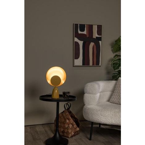 Lucide Castamar Table lamp Ø25.5cm LED 2100K - Ocher Yellow