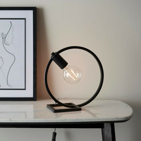 Base Only Table Lamp Matt Black