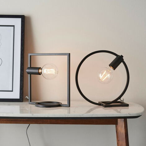 Base Only Table Lamp Matt Black