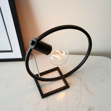 Base Only Table Lamp Matt Black