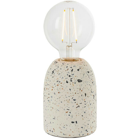 Endon Terrazzo - 1 Light Table Light White Terrazzo (Base only), E27