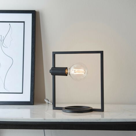 Base Only Table Lamp Matt Black