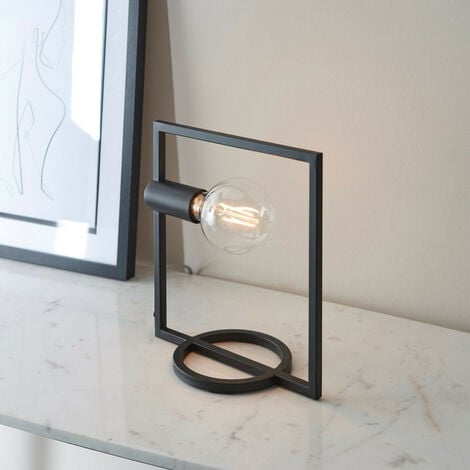 Base Only Table Lamp Matt Black
