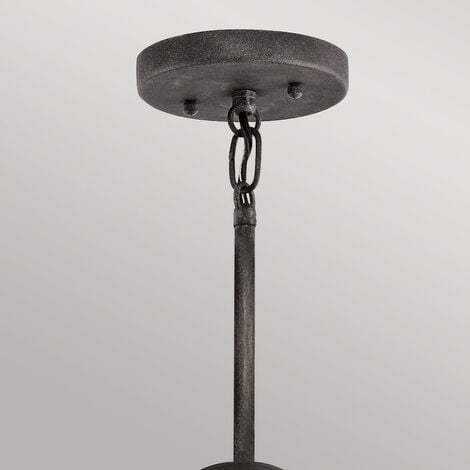 Elstead Ashland Bay - 5 Light Outdoor Chandelier Pendant Lighting Zinc IP44, E27