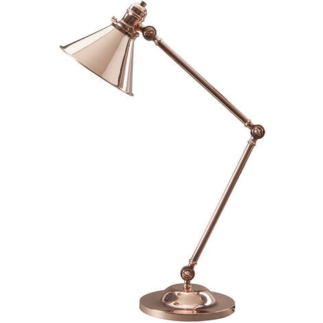 Elstead Provence - 1 Light Table Lamp Polished Copper, E27