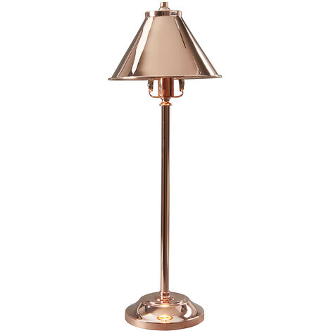 Elstead Provence - 1 Light Table Lamp Polished Copper, E14