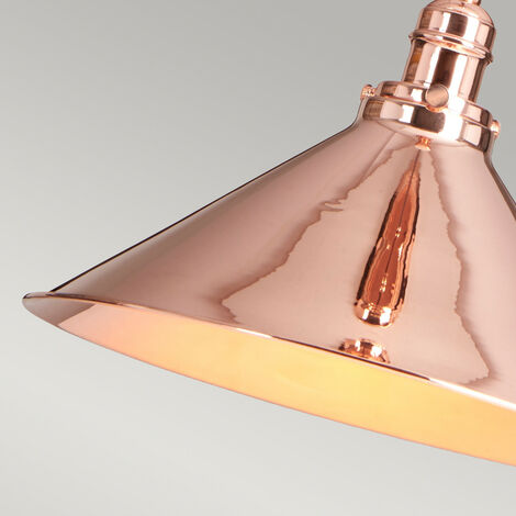 1 Light Dome Ceiling Pendant Polished ...
