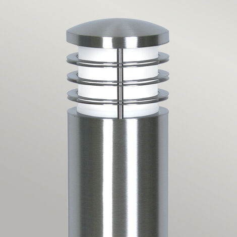 Elstead Sandbanks - 1 Light Outdoor Bollard Light Stainless Steel IP44, E27