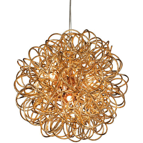 Firstlight Stella - 6 Light Ribbon Ceiling Pendant Copper, G9
