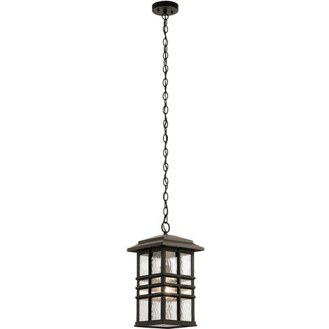 Black pendant store light beacon