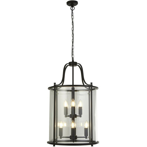 8 light store lantern chandelier