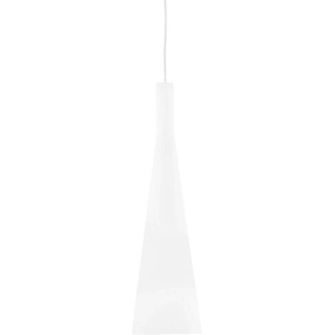 Ideal Lux Milk - 1 Light Ceiling Pendant White, E27