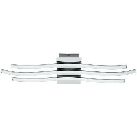 Eglo Roncade Integrated Led Flush Wall Ceiling Light Chrome