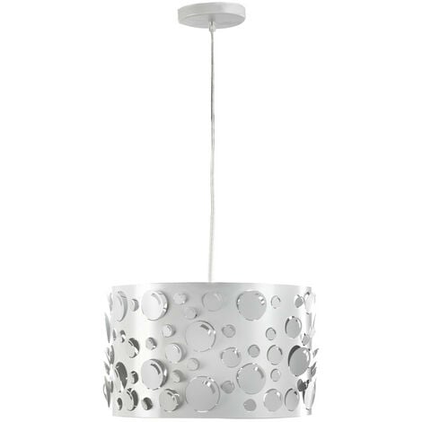Onli Ricky Cylindrical Pendant Ceiling Light, White