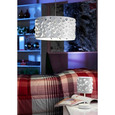 Onli Ricky Cylindrical Pendant Ceiling Light, White