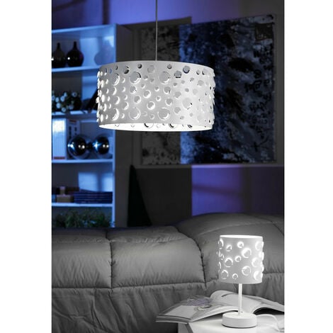 Onli Ricky Cylindrical Pendant Ceiling Light, White