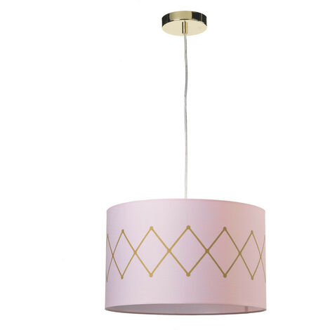 Onli Rosita Cylindrical Pendant Ceiling Light, Pink